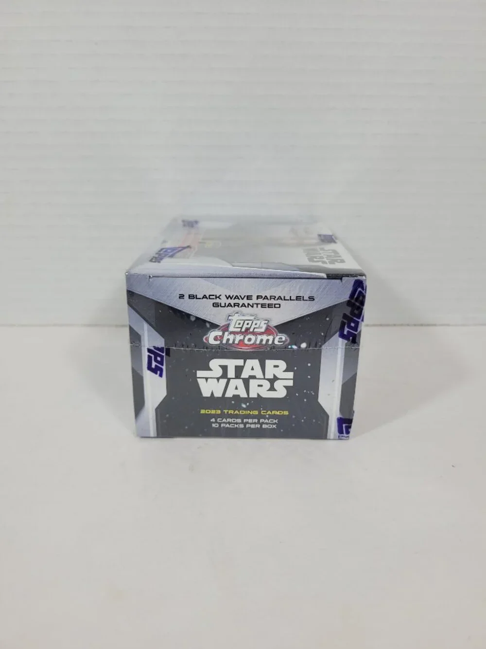 Topps Chrome Star Wars Blaster Box - 40 Cards Black Wave New Sealed